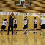 Wolf students play a strong defense as a parent takes a shot