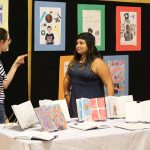 Middle School students explore the art show