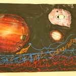 A space scene by a current Room 3 student